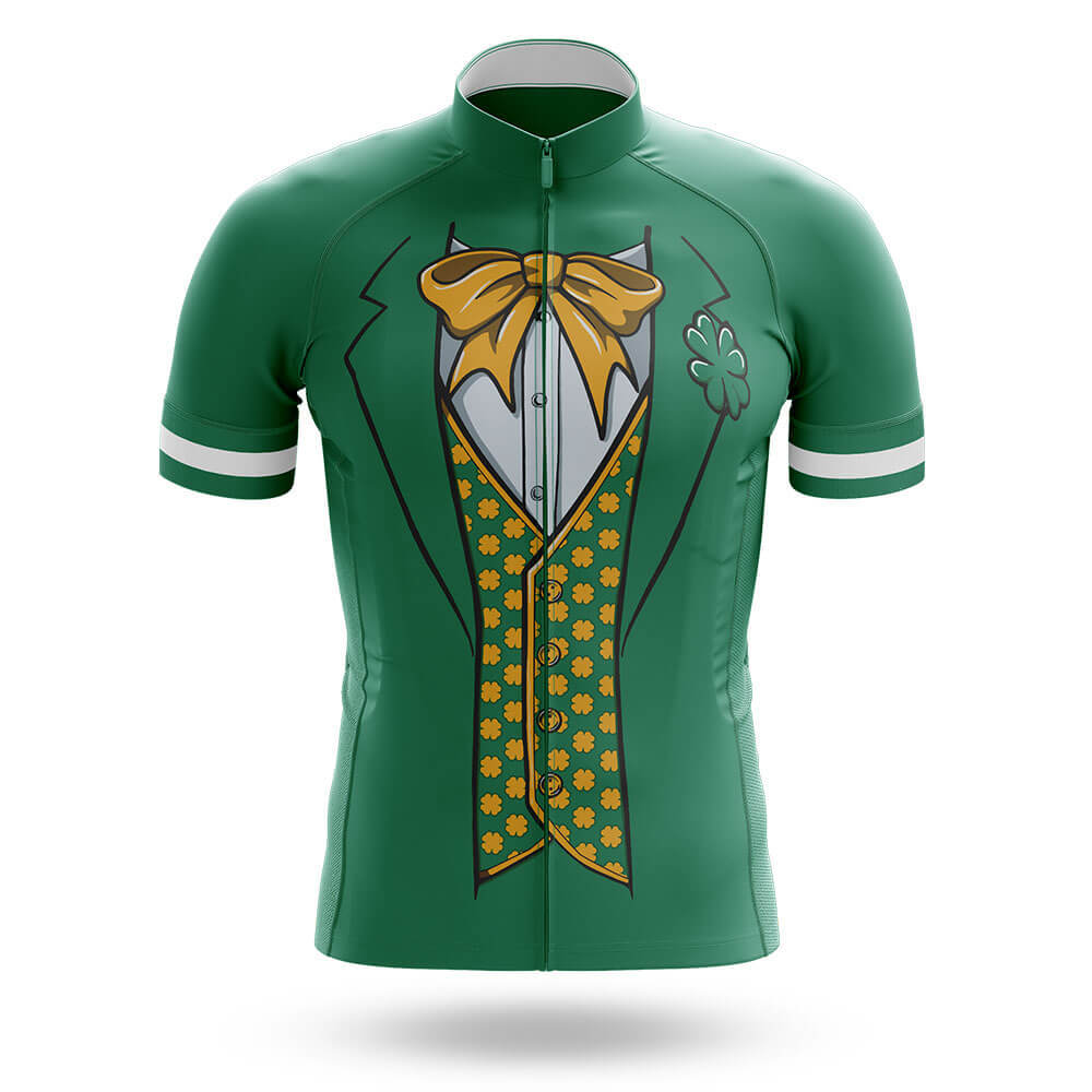 Leprechaun Tuxedo - Men's Cycling Kit-Jersey Only-Global Cycling Gear