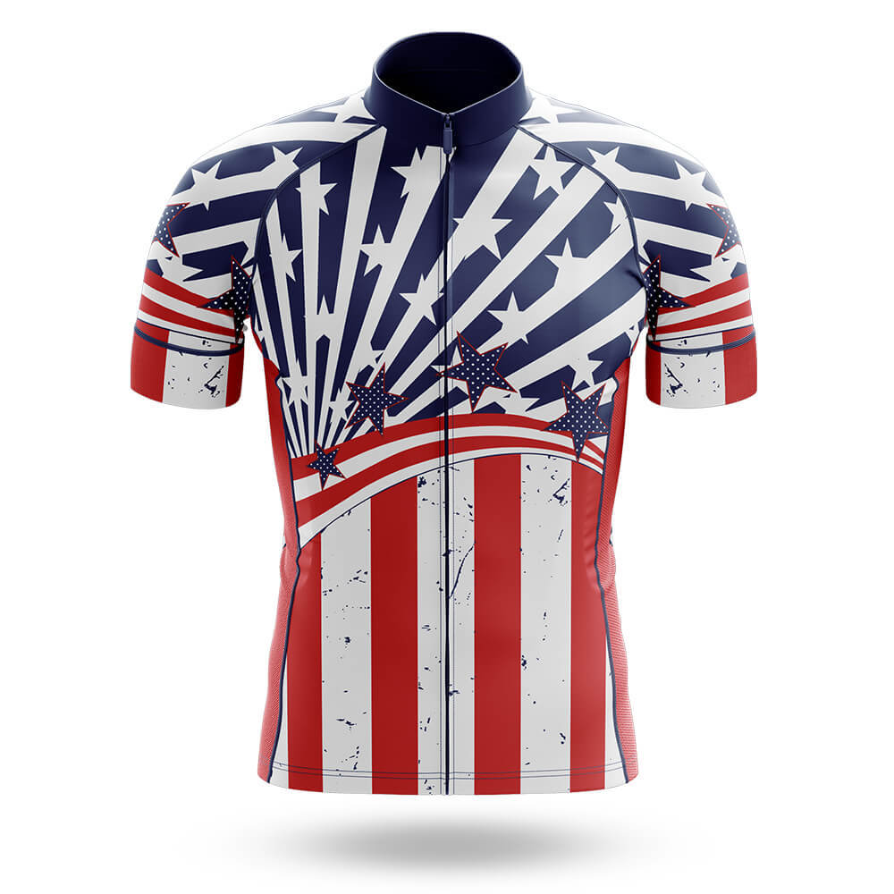 USA Flag Cycling - Men's Cycling Kit-Jersey Only-Global Cycling Gear