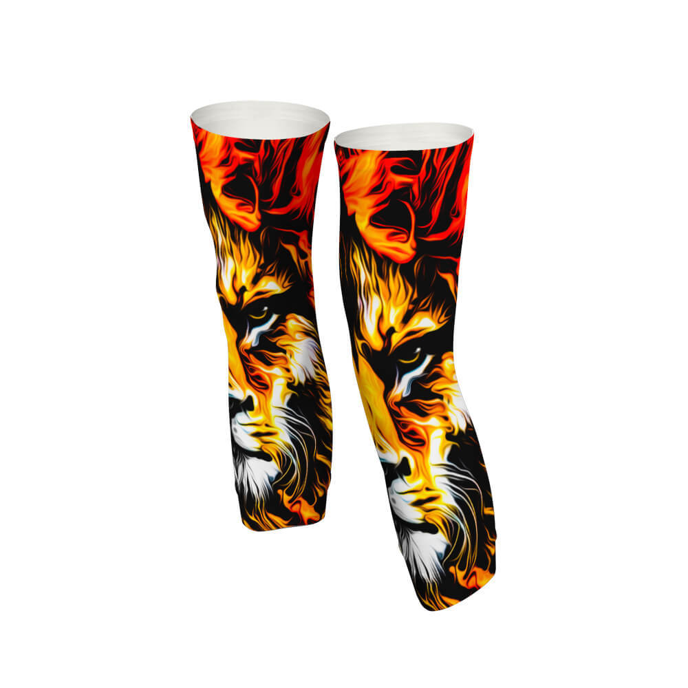 Lion - Arm And Leg Sleeves-S-Global Cycling Gear