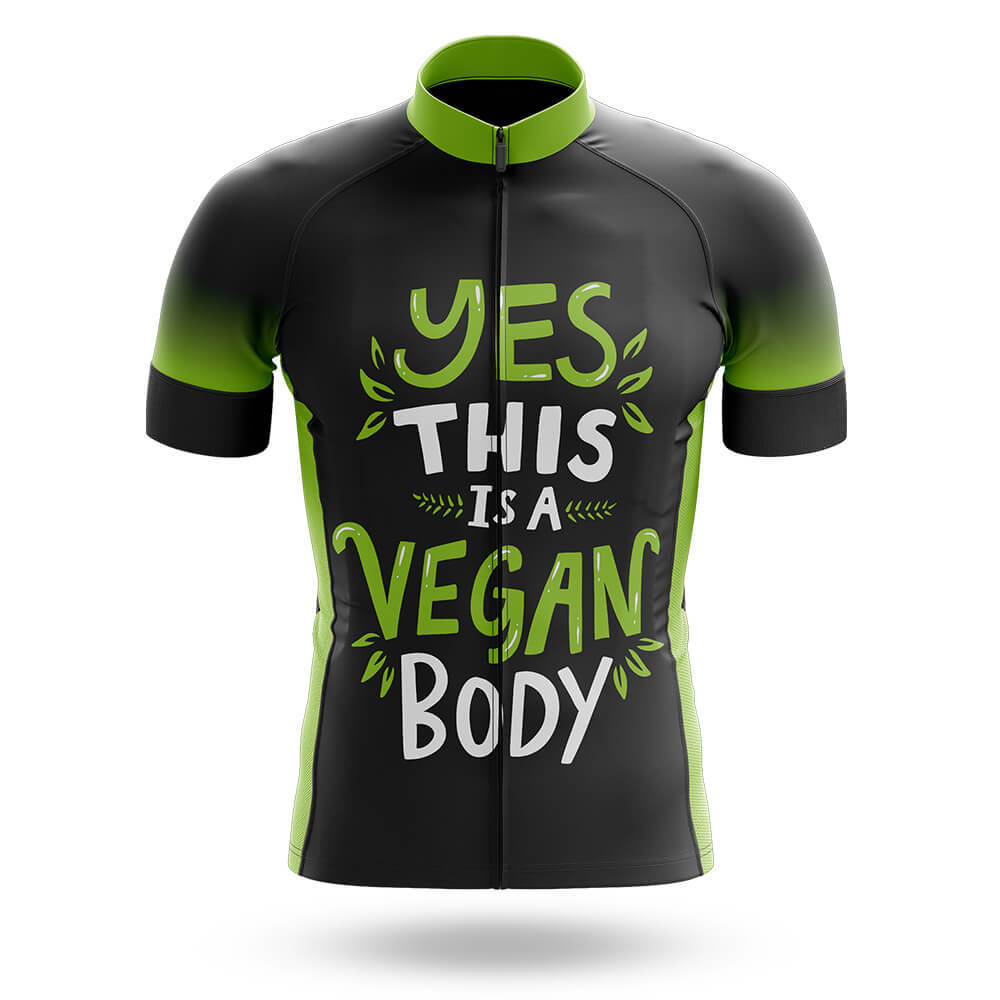 Vegan Fitness - Men's Cycling Kit-Jersey Only-Global Cycling Gear
