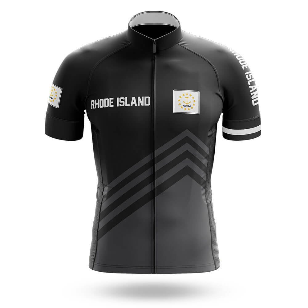 Rhode Island S4 Black - Men's Cycling Kit-Jersey Only-Global Cycling Gear