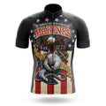 Retro Marines - Men's Cycling Kit-Jersey Only-Global Cycling Gear