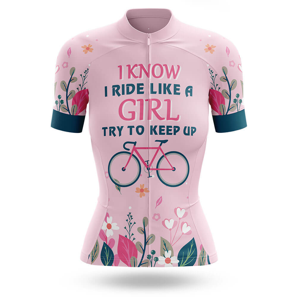 Like A Girl V4 - Women - Cycling Kit-Jersey Only-Global Cycling Gear