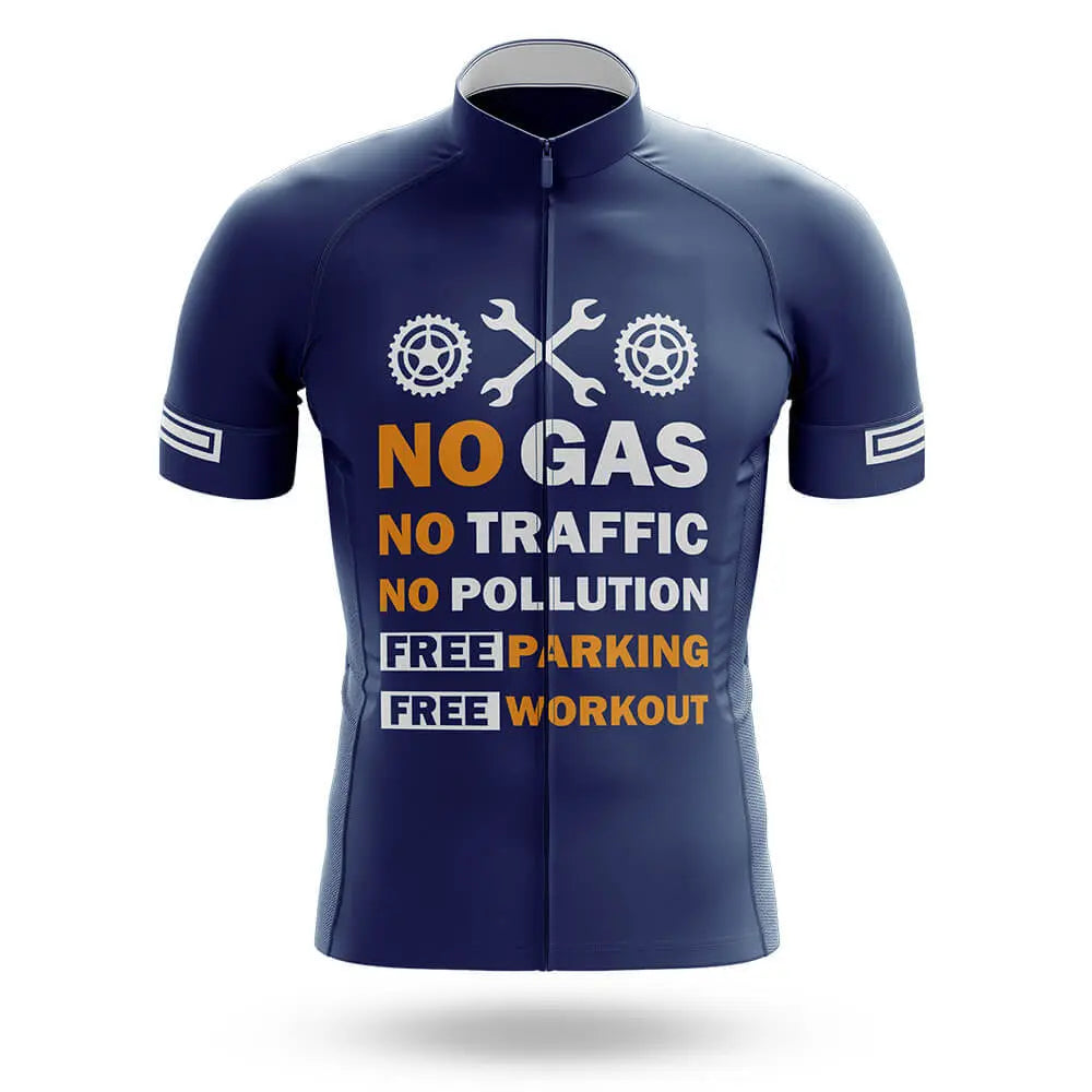 No Gas Navy Men's Cycling Kit - Main Image