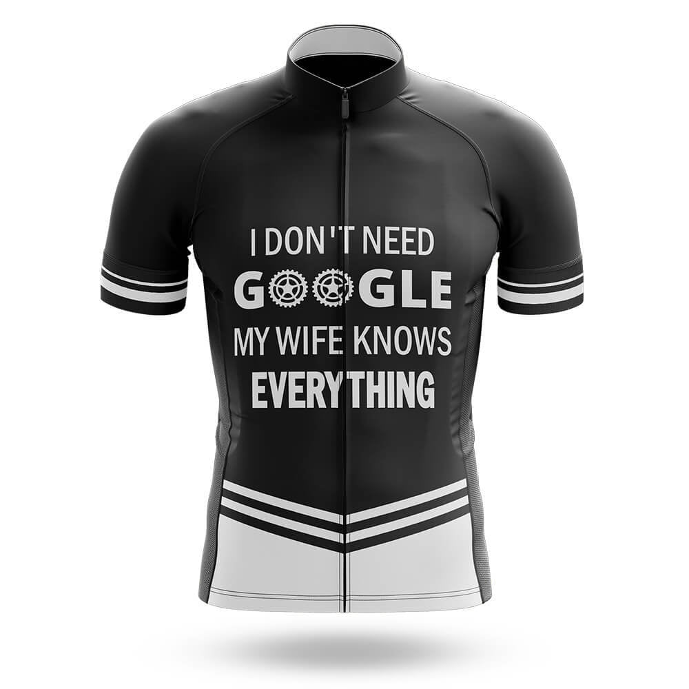 My Wife Knows Everything - Men's Cycling Kit-Jersey Only-Global Cycling Gear
