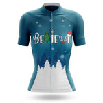 Believe Christmas - Women - Cycling Kit-Jersey Only-Global Cycling Gear