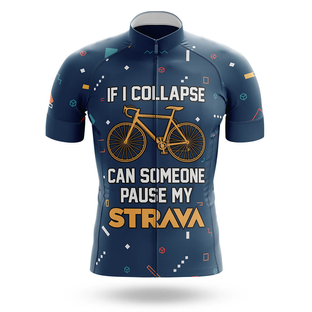 Pause My Strava V4 - Men's Cycling Kit-Jersey Only-Global Cycling Gear