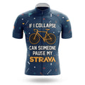 Pause My Strava V4 - Men's Cycling Kit-Jersey Only-Global Cycling Gear