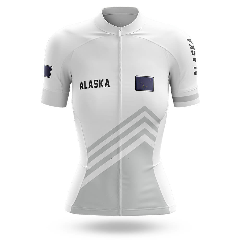 Alaska S4 White - Women - Cycling Kit-Jersey Only-Global Cycling Gear