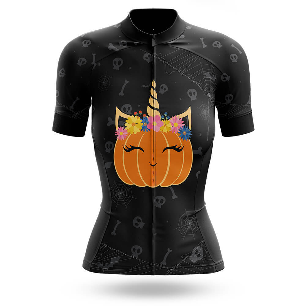 Unicorn Pumpkin - Women's Cycling Kit-Jersey Only-Global Cycling Gear