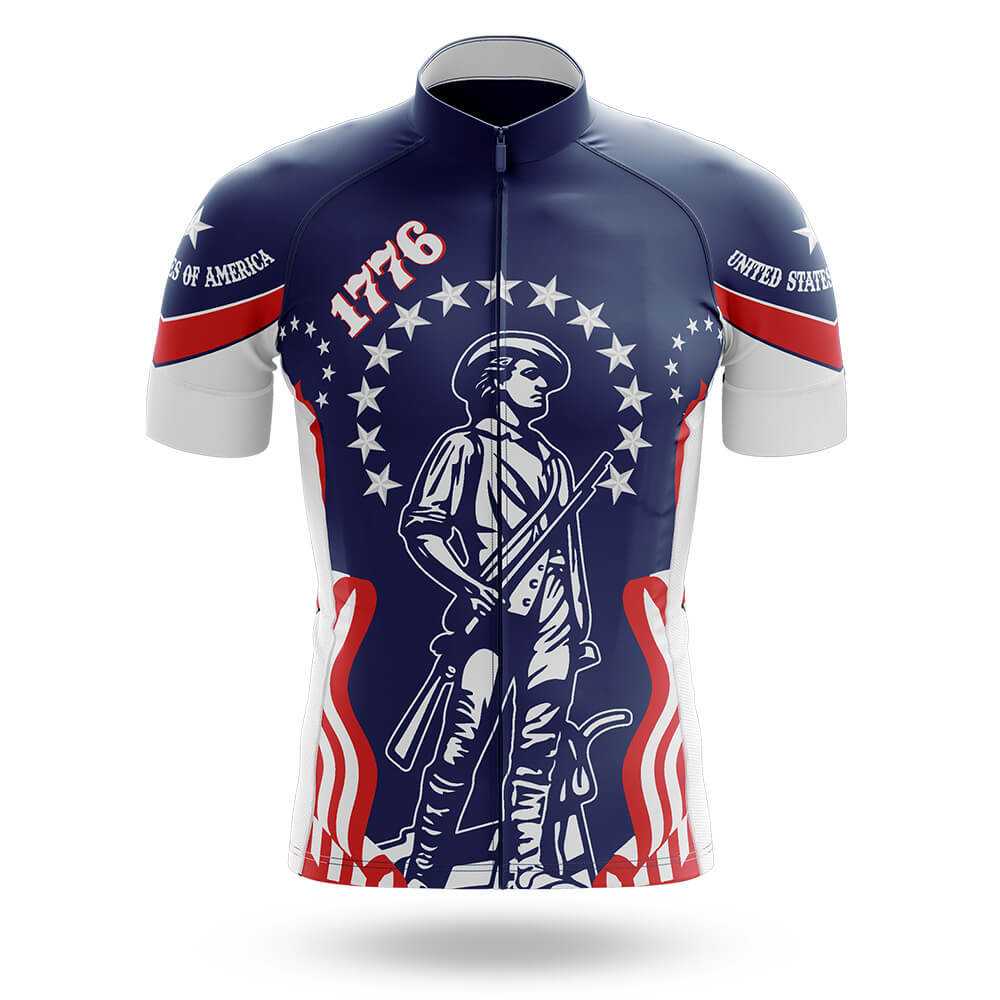 1776 Minutemen - Men's Cycling Kit-Jersey Only-Global Cycling Gear