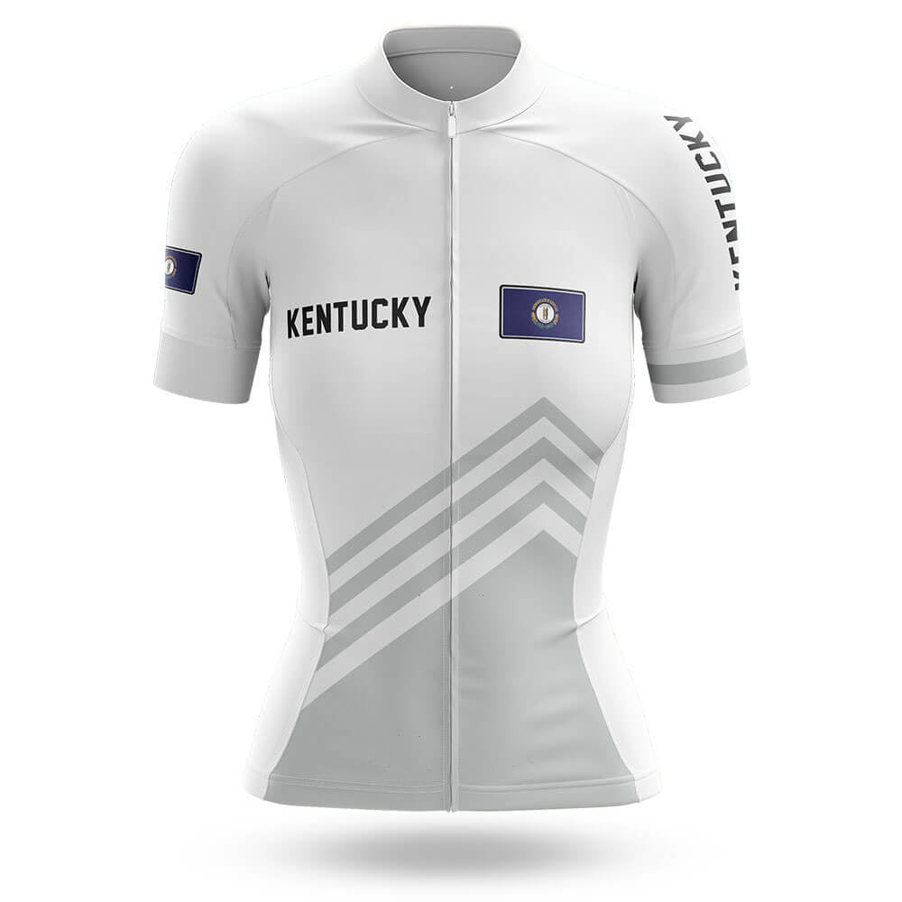 Kentucky S4 White - Women - Cycling Kit-Jersey Only-Global Cycling Gear