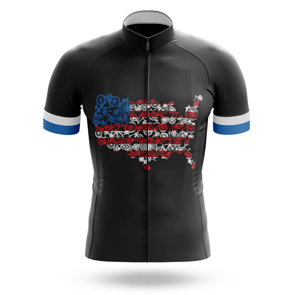 USA Bicycles - Men's Cycling Kit-Jersey Only-Global Cycling Gear