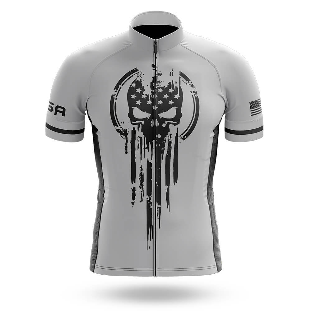 Flag Skull V2 - Men's Cycling Kit-Jersey Only-Global Cycling Gear
