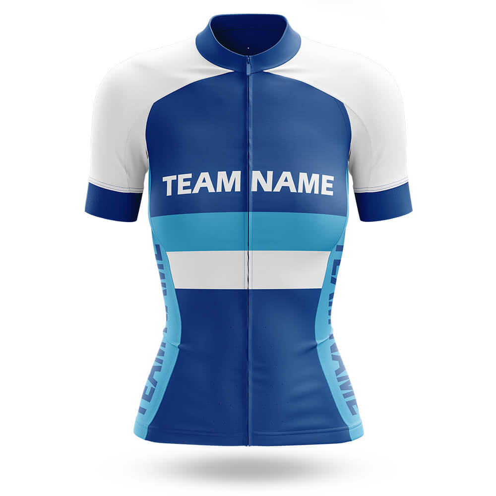 Custom Team Name M2 Navy - Women's Cycling Kit-Jersey Only-Global Cycling Gear