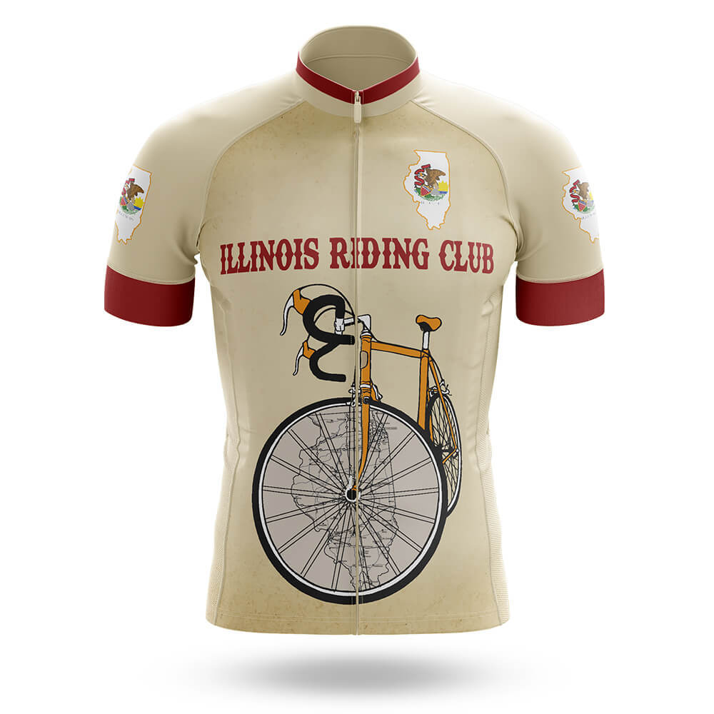 Illinois Riding Club - Men's Cycling Kit-Jersey Only-Global Cycling Gear