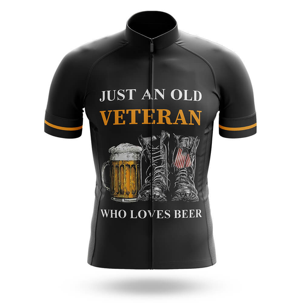 A Veteran Loves Beer - Men's Cycling Kit-Jersey Only-Global Cycling Gear
