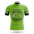 Awesome Grandpa V3 - Green - Men's Cycling Kit-Jersey Only-Global Cycling Gear