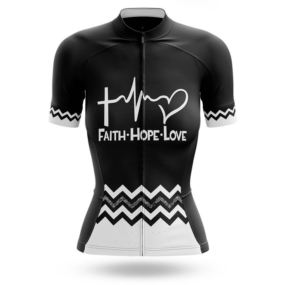 Faith Hope Love - Women - Cycling Kit-Jersey Only-Global Cycling Gear