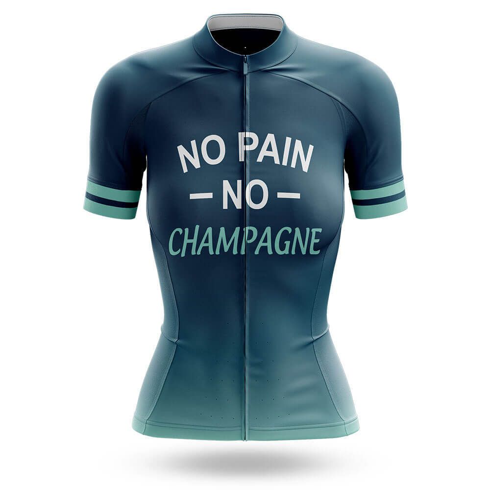 No Pain No Champagne - Women's Cycling Kit-Jersey Only-Global Cycling Gear