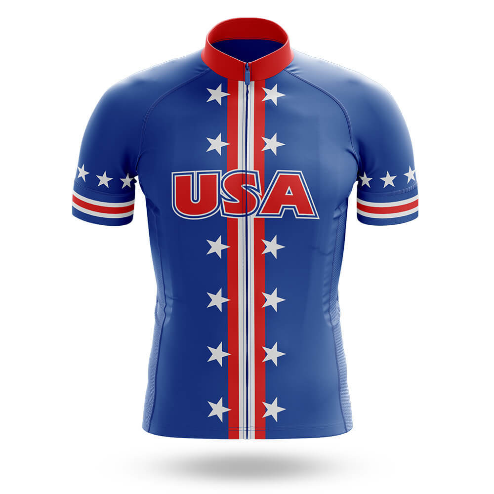 USA Theme - Men's Cycling Kit-Jersey Only-Global Cycling Gear