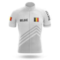 België S5 White - Men's Cycling Kit-Jersey Only-Global Cycling Gear