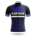 Custom Team Name M6 Navy - Men's Cycling Kit-Jersey Only-Global Cycling Gear