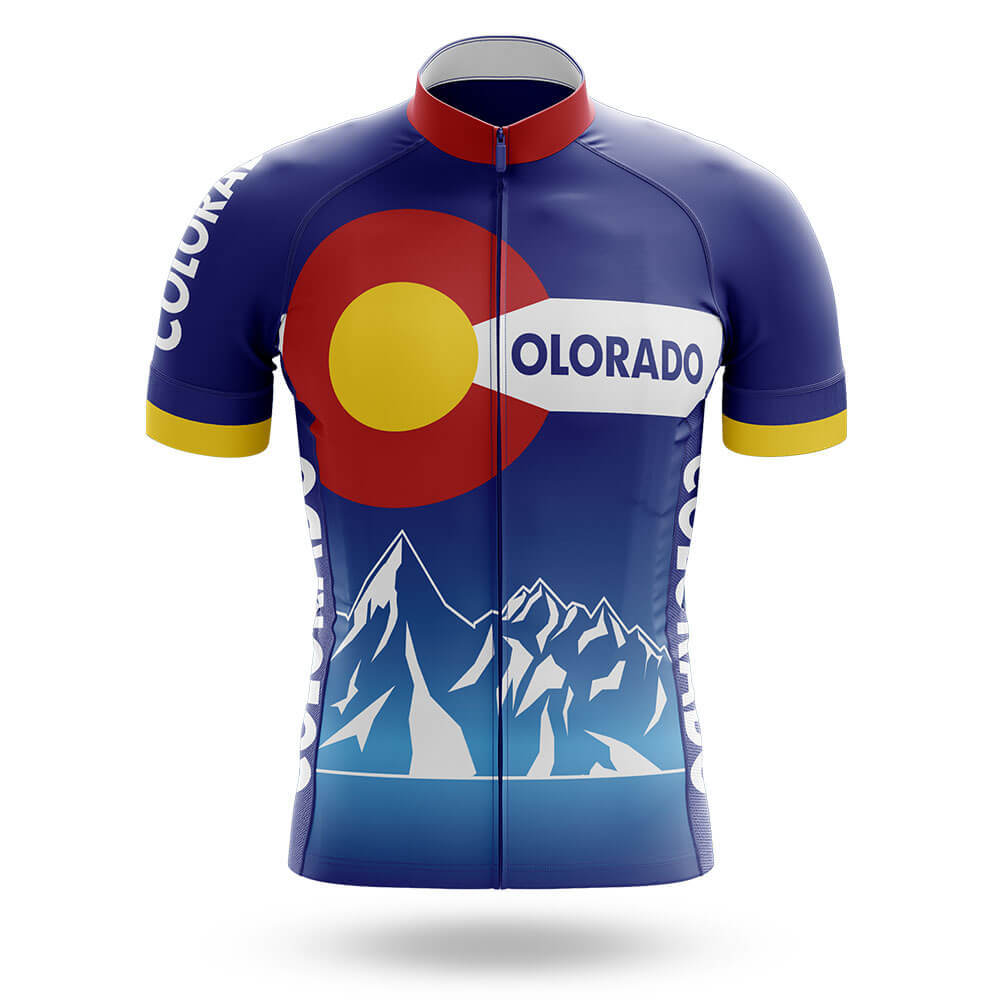 Colorado Mountains - Men's Cycling Kit-Jersey Only-Global Cycling Gear