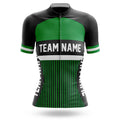 Custom Team Name M6 Green - Women's Cycling Kit-Jersey Only-Global Cycling Gear