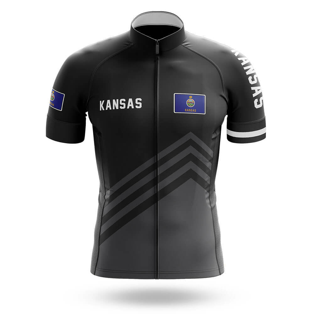 Kansas S4 Black - Men's Cycling Kit-Jersey Only-Global Cycling Gear