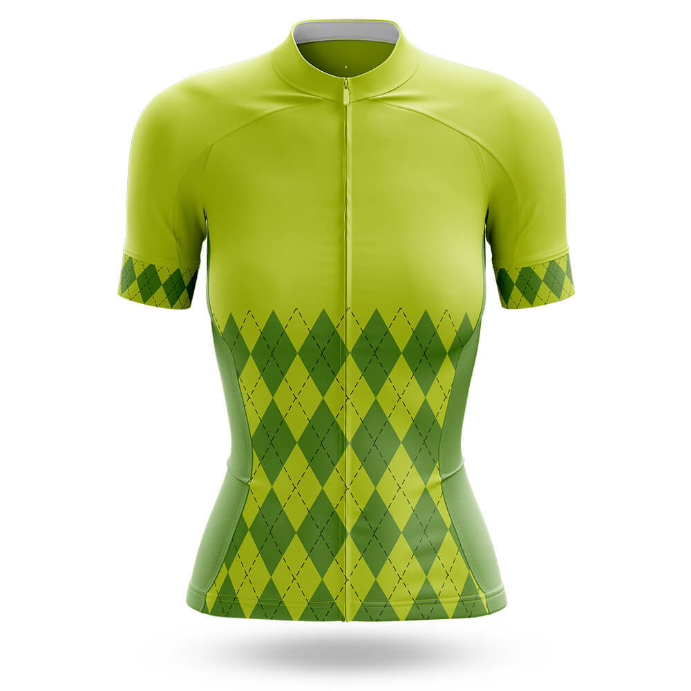 Lime Green - Women's Cycling Kit-Jersey Only-Global Cycling Gear