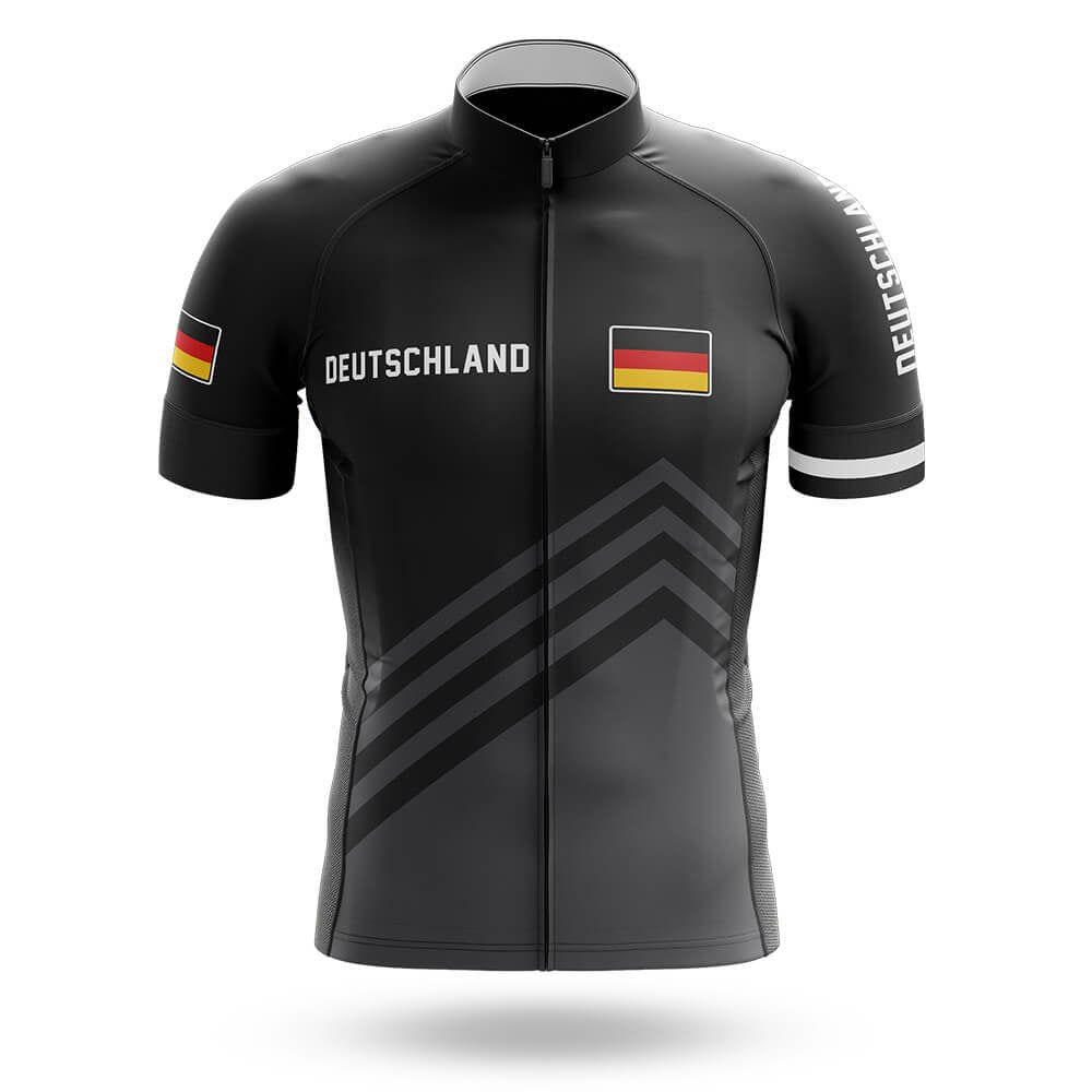 Deutschland S5 Black - Men's Cycling Kit-Jersey Only-Global Cycling Gear