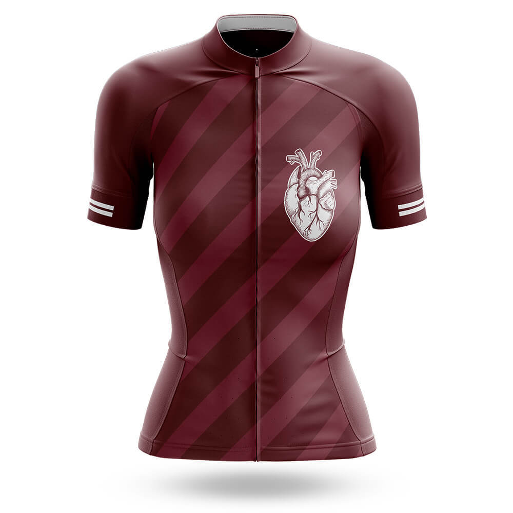 Anatomical Heart - Women's Cycling Kit-Jersey Only-Global Cycling Gear