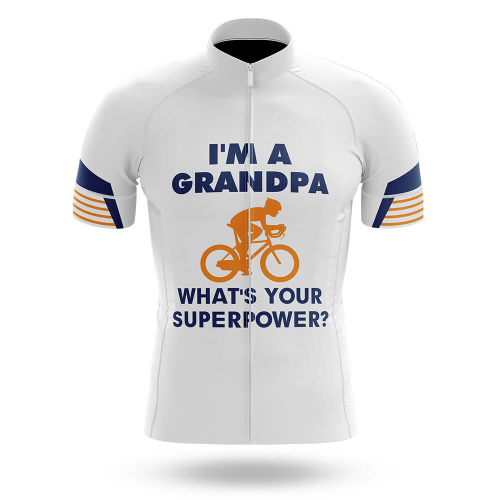 Superpower - White - Men's Cycling Kit-Jersey Only-Global Cycling Gear
