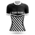 Custom Team Name M3 Black - Women's Cycling Kit-Jersey Only-Global Cycling Gear
