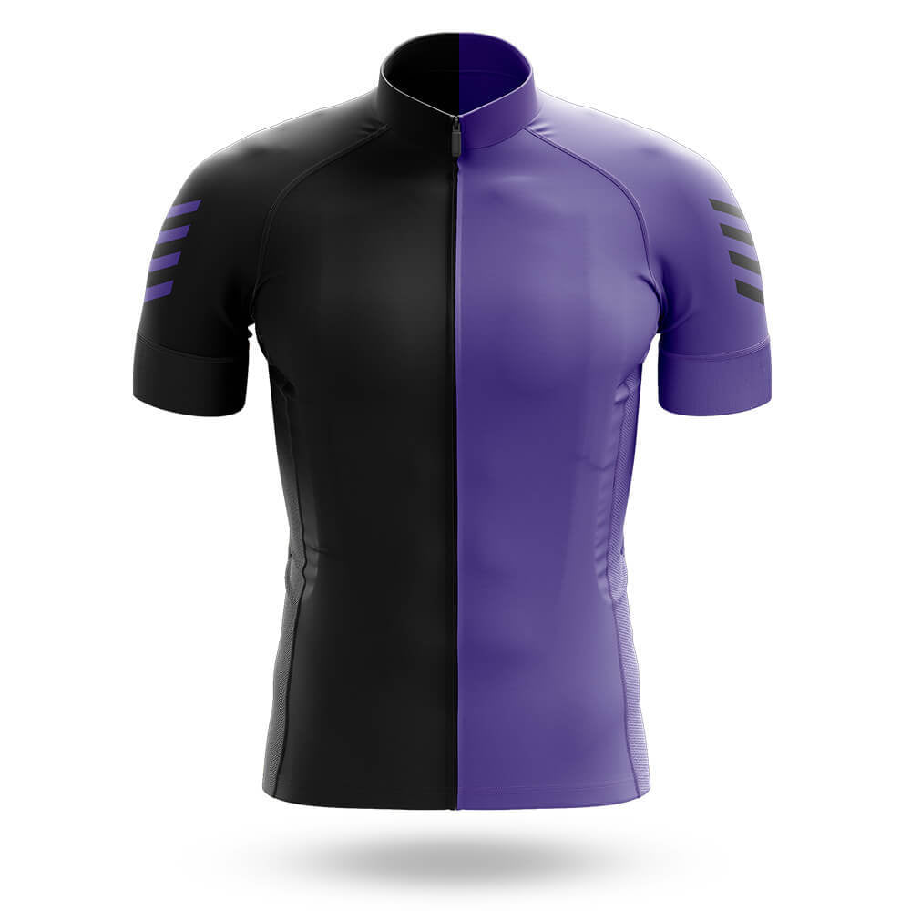 Violet Black - Men's Cycling Kit-Jersey Only-Global Cycling Gear