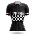 Custom Team Name M7 Black - Women's Cycling Kit-Jersey Only-Global Cycling Gear