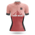 Custom Team Name V3 Pink - Women's Cycling Kit-Jersey Only-Global Cycling Gear