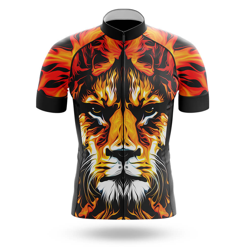 Fire Lion - Men's Cycling Kit-Jersey Only-Global Cycling Gear