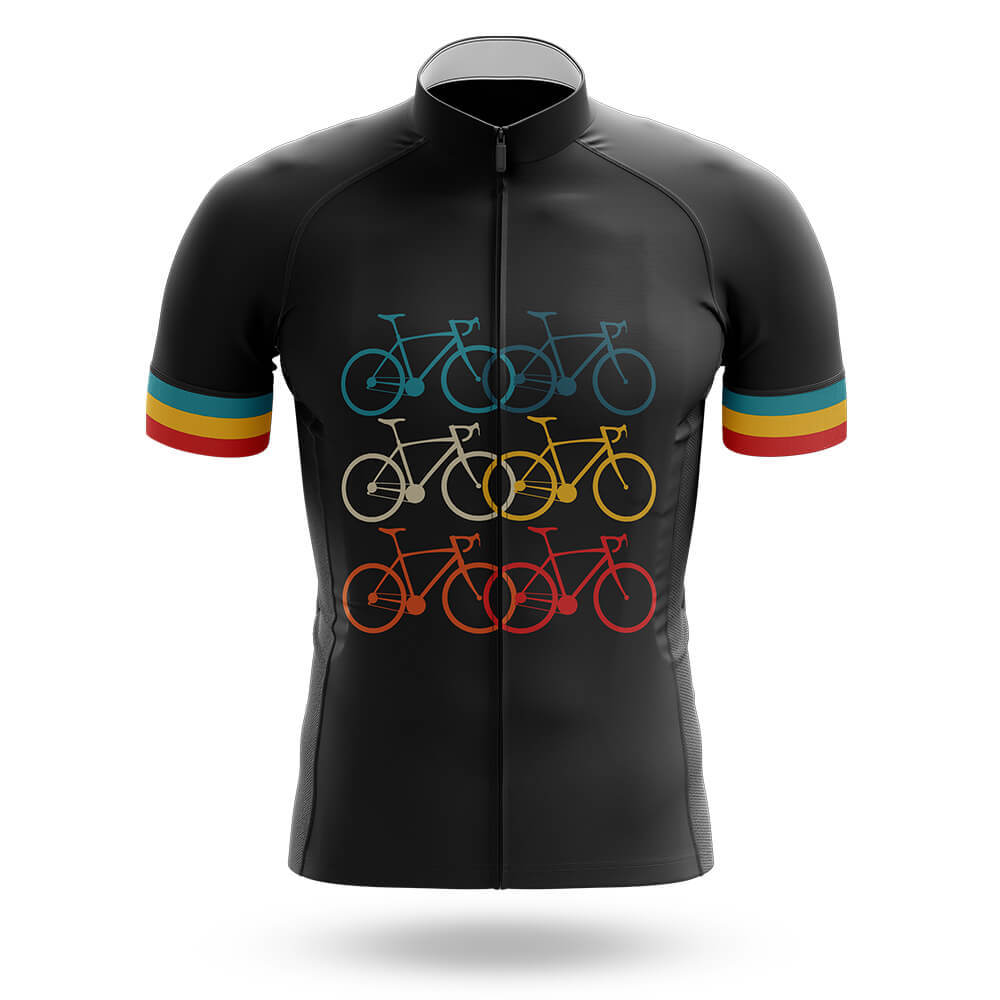 Vintage Bikes - Men's Cycling Kit-Jersey Only-Global Cycling Gear