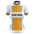 Custom Team Name M4 Yellow - Women's Cycling Kit-Jersey Only-Global Cycling Gear