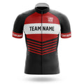 Custom Team Name V20 Red - Men's Cycling Kit-Jersey Only-Global Cycling Gear