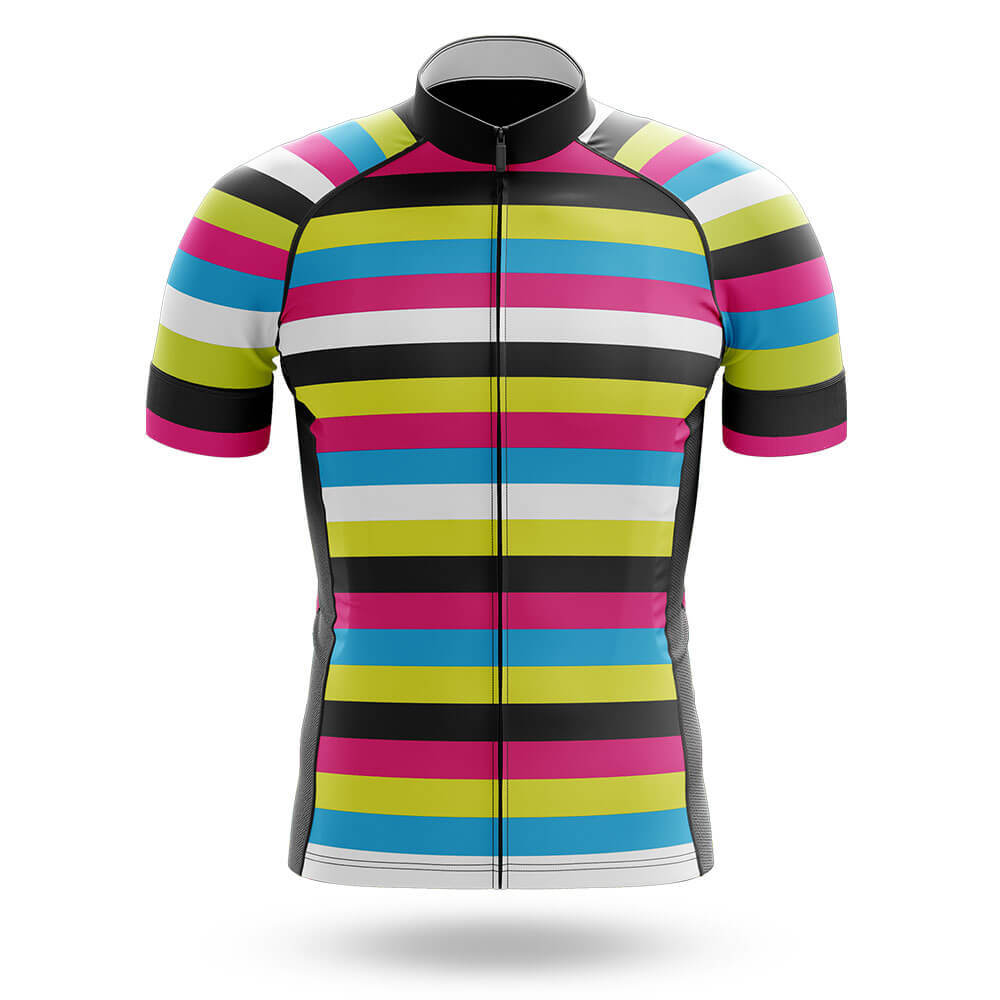 Rainbow Stripes - Men's Cycling Kit-Jersey Only-Global Cycling Gear