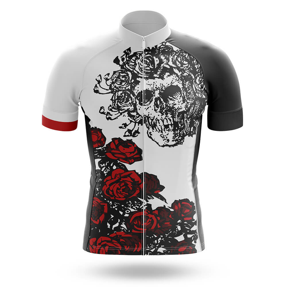 Skull Roses - Men's Cycling Kit-Jersey Only-Global Cycling Gear