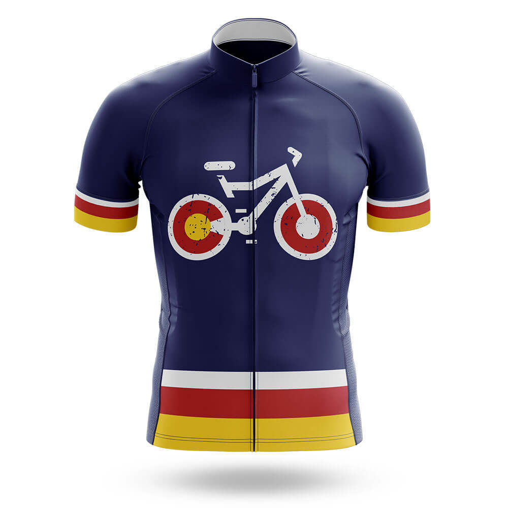 Colorado Flag Bike - Men's Cycling Kit-Jersey Only-Global Cycling Gear