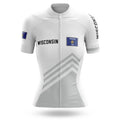 Wisconsin S4 White - Women - Cycling Kit-Jersey Only-Global Cycling Gear