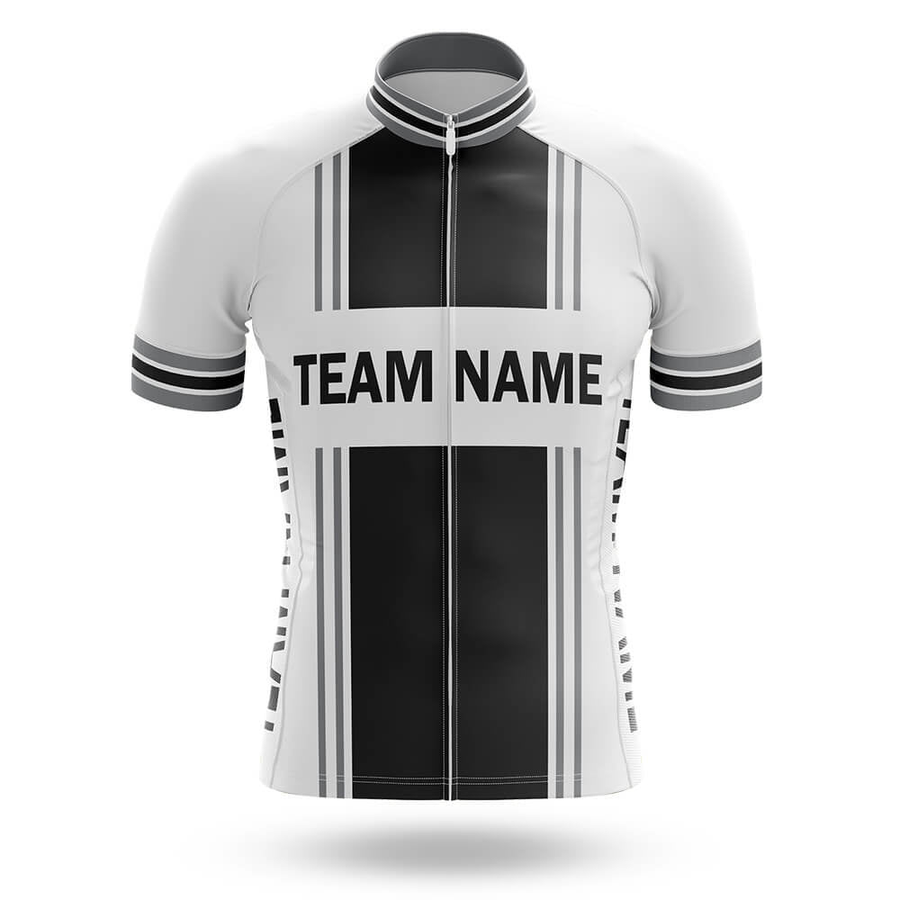 Custom Team Name M4 Black - Men's Cycling Kit-Jersey Only-Global Cycling Gear