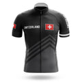 Switzerland S5 Black - Men's Cycling Kit-Jersey Only-Global Cycling Gear