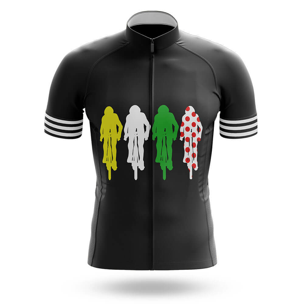Colored Cyclists - Men's Cycling Kit-Jersey Only-Global Cycling Gear