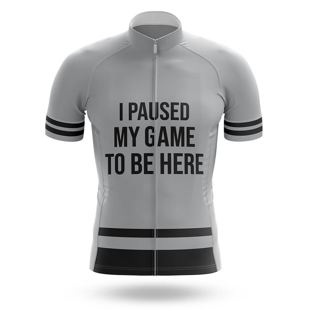 I Paused My Game - Men's Cycling Kit-Jersey Only-Global Cycling Gear